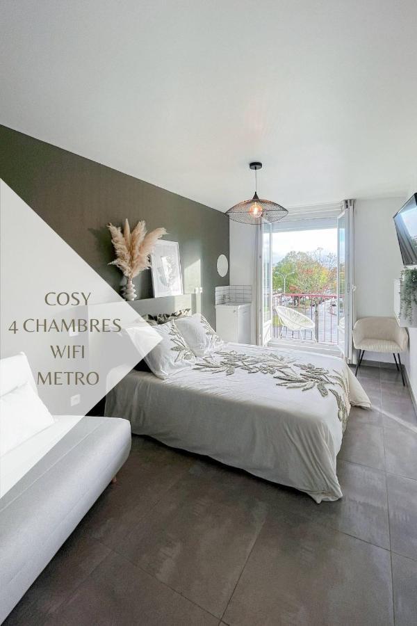 Auteuil • 4 Chambres • Wifi • Metro A 400M Rennes Extérieur photo